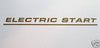 NORTON motorcycle Commando Electric Start Decal Gold
