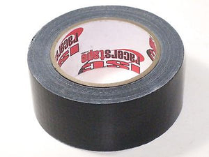 1 roll of black duct tape ISC Racers Quick motorcycle Repair 100 mph holds firm
