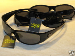 Sunglasses Motorcycle shades dark tinted UV Steadfast Cycles sun glasses 