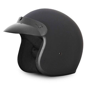 3/4 flat dull black helmet motorcycle MEDIUM DOT Cruiser Daytona | Steadfast Cycles 3/4 flat dull black helmet motorcycle MEDIUM DOT Cruiser Daytona | Steadfast Cycles