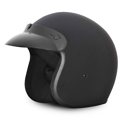 3/4 flat dull black helmet motorcycle 4XL XXXXL DOT Cruiser Daytona 3/4 flat dull black helmet motorcycle 4XL XXXXL DOT Cruiser Daytona