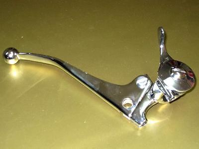 Doherty air and brake lever assembly 7/8" right side Triumph Norton BSA UK Made