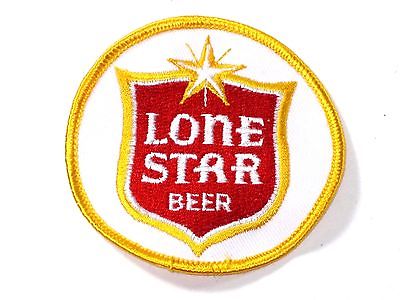 LONE STAR Vintage LA beer round patch collector brew