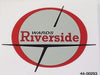 Wards Riverside Benelli Italian classic motorcycle decal clear peel and stick