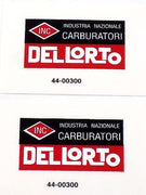 DEL LORTO classic motorcycle decals Italian carburetors Ducati Benelli