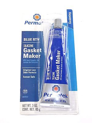 80022 Rtv Moto Seal Gasket Maker Blue low Odor 3oz Permatex 80022 RTV Silicone E ...