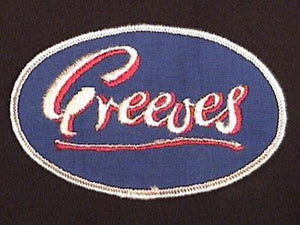 GREEVES motorcycle patch griffon Scottish rbs classic english cycle England