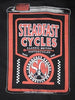 Steadfast Cycles Mens Medium shirt oil can Vintage English Cafe Racer motorcycle