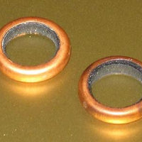 Donut petcock washers 1/2" ID copper neoprene sealing washer seals seal set