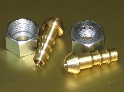 Petcock adapters 1/4 to 3/8 BSP BSA gas tank adapter set brass inser