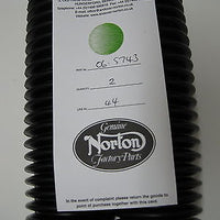 NORTON fork gaiters rubber boots 750 850 1970 - 75 gaiter boot set 06-5743 UK