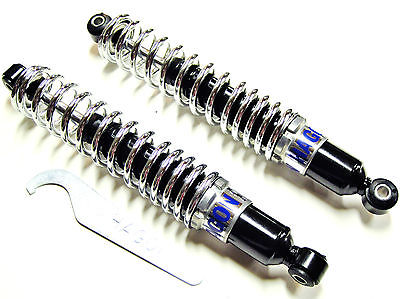 Hagon Road Shocks Slimline Chrome Spring Triumph 500 TR5T Adventurer 1969 to 74