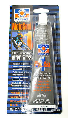 Moto Seal Gasket Maker Grey 2.7oz Permatex 29132 RTV Silicone Engine Rebuild