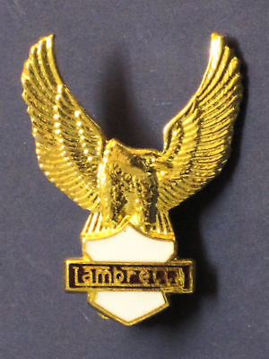 Lambretta eagle scooter jacket lapel pin hat badge Ska Mod metal 