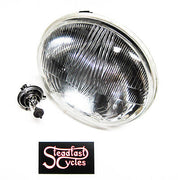 7" Headlight Lamp & H4 Halogen Bulb 60/55W motorcycle Set head light