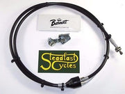 49" Brake cable w switch Front Triumph 1969 70 71 T120 TR6 T100 chopper bobber