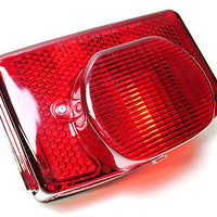Triumph complete taillight assembly 1973 - 82  OIF T140 tail light lens complete