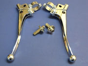 Brake Clutch lever pair left right hand levers 7/8" Triumph Norton BSA ball end