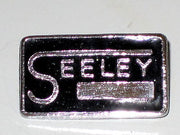 Seeley lapel pin made in England classic vintage motorcycle