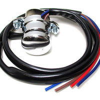Switch Hi-Lo Dip Horn handlebar clamp on Triumph BSA Lucas copy 31563 Black T120