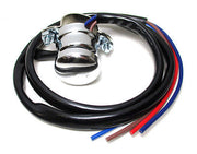 Switch Hi-Lo Dip Horn handlebar clamp on Triumph BSA Lucas copy 31563 Black T120
