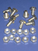 Triumph front & rear fender NUTS & domed BOLTS 10q 99-3517 set nut bolt DS57