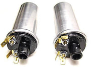 2 Lucas type MA6 Ignition Coils 6v Triumph Norton BSA AJS 6 volt coil set