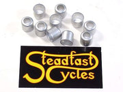 10 each Ferrule for 1/2" OD tube hose oil fuel line motorcycle alloy crimp