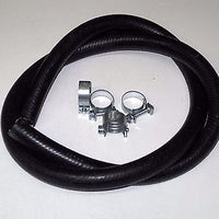 3/8" oil hose line set Triumph Norton BSA with clips ct clamps 650 500 750 880