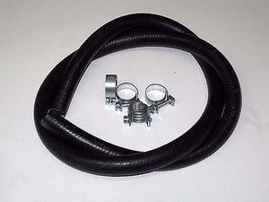 3/8" oil hose line set Triumph Norton BSA with clips ct clamps 650 500 750 880