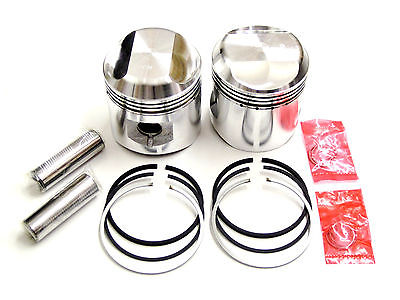 BSA A65 PISTONS RING pin 650 twin piston .040 A65 JCC 40 over Hastings rings 