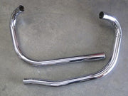 Exhaust Pipe Set 70-1519/20 51-52 500 650 Pre Unit Triumph pipes