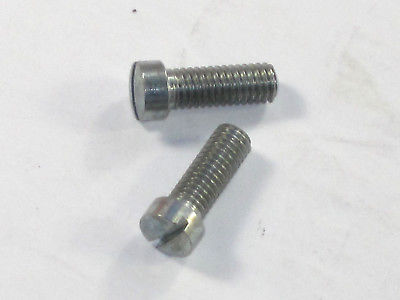 11/014 Amal throttle screw set pair UK Made Triumph Norton BSA 5/8