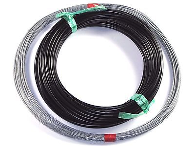 Bulk 50' roll Throttle control Cable teflon Casing & Inner Wire motorcycle