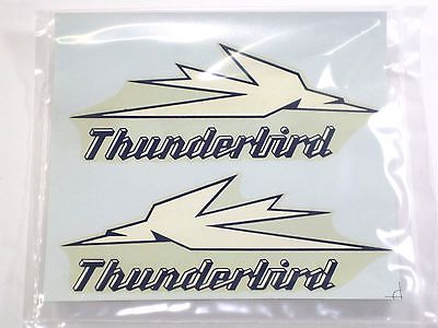 Thunderbird waterslide sidecover decals 6 1/8