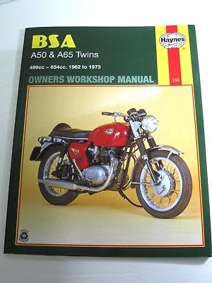 BSA A50 and A65 twins Haynes maintenance workshop manual 62-73 NEW book