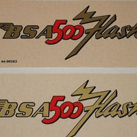 BSA 500 Flash decal set vinyl decals motorcycle