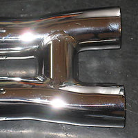 Triumph TR6 TR7 H piece for exhaust high pipes 1967 68 69 70 71 72 70-9673