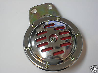 Motorcycle chrome HORN 12v Triumph Harley Custom Dixie super electric 3 amp