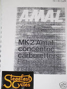 Amal MK2 concentric carburetter tuning instruction book