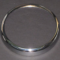 Headlight bucket chrome RIM replaces Lucas 6" UK Made fits good