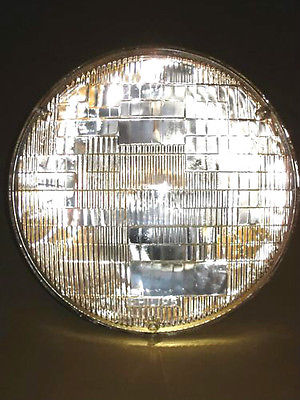 7" headlight glass sealed beam 6v light Westinghouse or Phillips NOS 6 volt