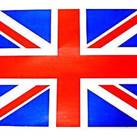 Union jack decal British Rebel Flag red white and blue 