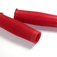 Bicycle red grips 7/8" handlebars vintage beach cruiser bobber cushioned