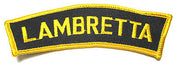 Lambretta Shoulder Patch arm flash motorcycle jacket embroidered