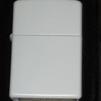 Zippo cigarette lighter Regular White Matte Plain sleek Made in USA NEW
