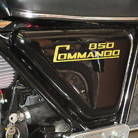 NORTON sidecover Diecut Gold decal 850 Commando peel and stick 06-5096 06-4014