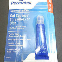 Threadlocker Blue .18oz  .5g Permatex 24005 Medium Strength gel squeeze