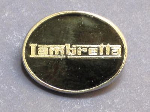 Lambretta scooter hat pin black lapel badge Ska Mod