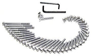 Triumph T160 chrome allen screw set side cover kit socket head screws Trident